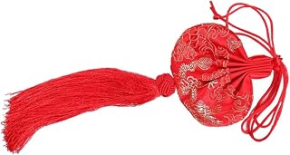 Veemoon Delicate Portable Sachet Pouch Chinese Festival Decor Lightweight and Carry Empty Sachet for Gifts and Accessories for Traditional Attire and Celebrations