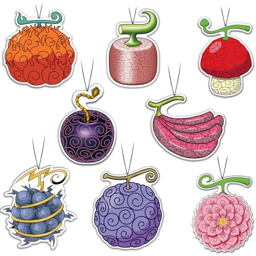 Pounchi-Anime-Fruit-Car-Air-Freshener-Cards-8-Pack Pounchi Anime Fruit Car Air Freshener Cards (8 Pack) - Image 1