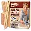 Henry Bukke's Best Birch Paint Sticks, 1000 Bulk Pack, 14 Inch – Clean & Smooth for Automotive, Industrial, Beauty, Art & Craft Projects, Made in USA #1