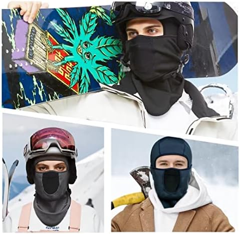 SAITAG Balaclava Ski Mask Warm Face Mask for Cold Weather Winter Skiing Snowboarding Motorcycling Ice Fishing Men