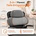 3-in-1 Massagegerät Nacken, Vibration, WäRme,Traktion, Nackenmassagegerät