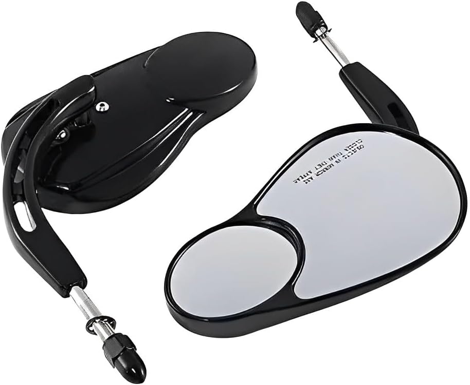 Miniatura 5 de Espejos de visión divididaespejos retrovisores de motocicleta para Harley DavidsonRoad KingStreet ElectraGlide UltraClassic FLHTCUFat