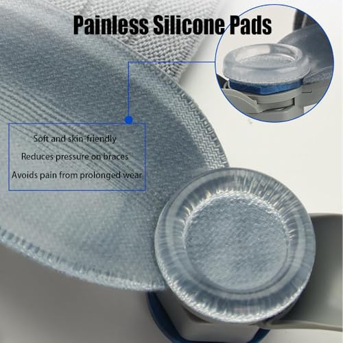 aiworth Hallux Valgus Korrektur für Männer Frauen - 180°Verstellbarer Knopf Orthopädische Zehenbegradigung Hallux Bandage - Schmerzfreie Ballenschiene Großzehen Bunion Relief für Links Rechts Fuß