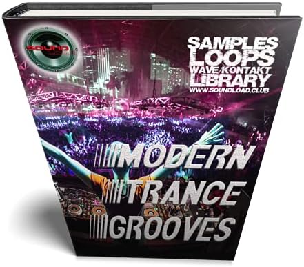 Modern Trance Grooves - Large essential WAVE/Kontakt Samples/Loops Studio Library on DVD or for download