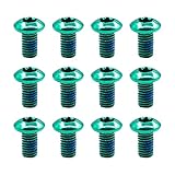 【Accesorios ideales】 Los tornillos de freno de disco de bicicleta M5 son muy adecuados para el mantenimiento de bicicletas. Los tornillos viejos y gastados o los tornillos faltantes se pueden reemplazar. Mantenga los discos de freno estables y proteja la bicicleta.