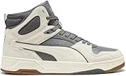 PUMA Mens Rebound Break Mid Lace Up Sneakers Shoes Casual - Grey