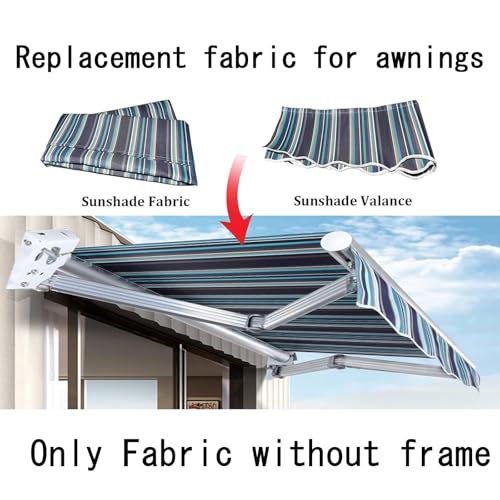 Toile de rechange pour store rétractable usé : bâche étanche contre la pluie et les UV - 6