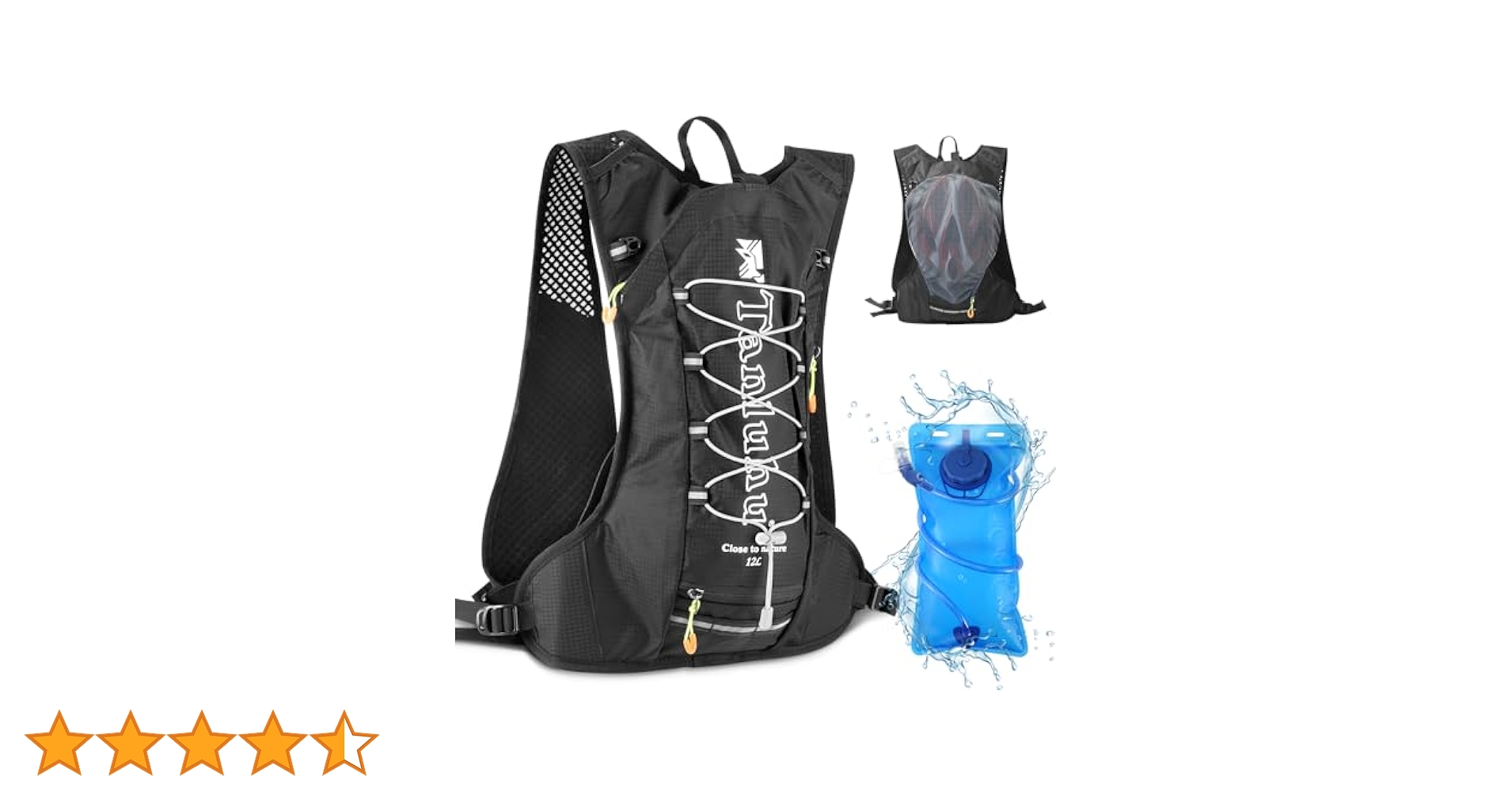 SWIFTVEST® Running Phone Holder Vest | Waterproof Phone Pouch | Reflective Hydration Vest | Adjustable Waistband | Water Bottle Holder | Lightweight
