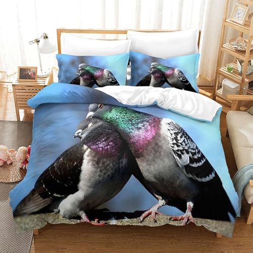 Housse de couette pingouin Super King 260x220 cm en microfibre - 3