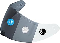 Vista 12 de Protector de visera de casco de motocicleta de repuesto para visera R420, resistente al desgaste, resistente al viento, protección solar, accesorios