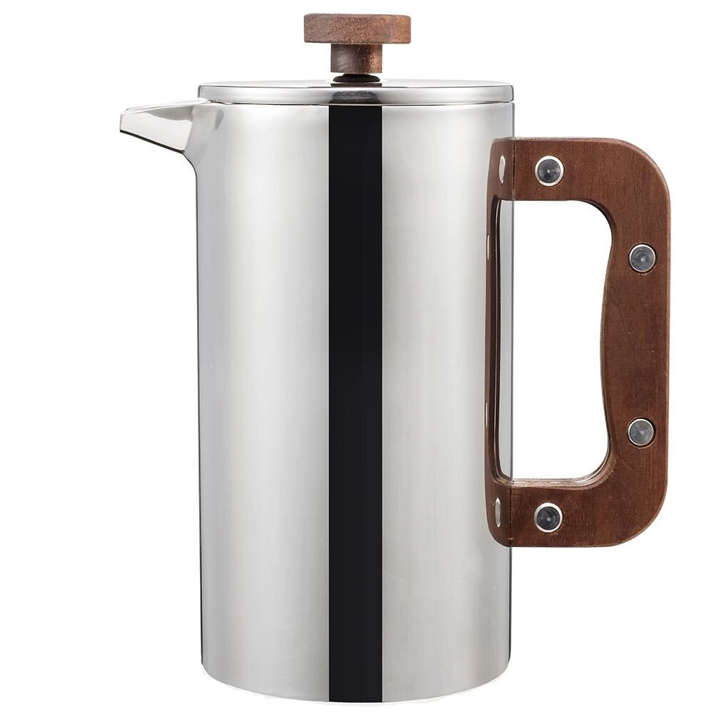 Double Wall Stainless Steel French Press Heat Resistant Coffee Press