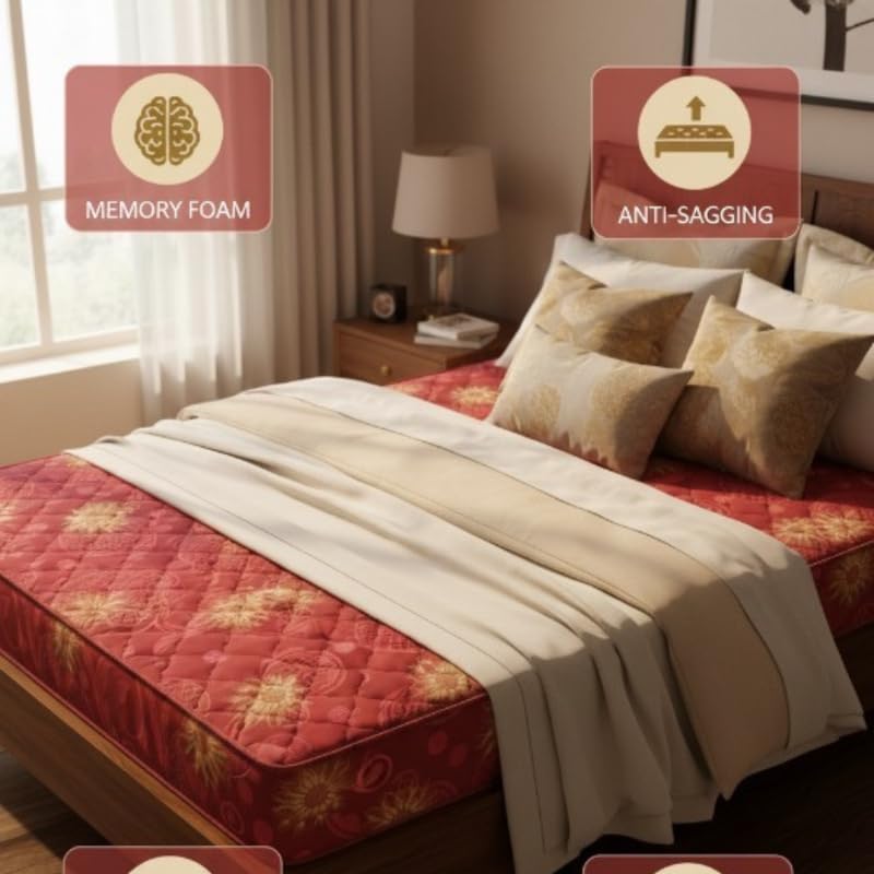 Image of Premium Memory Foam Mattress | Soft & Comfortable | Single | Double | Queen Size | Anti-Sagging, Durable & Lightweight