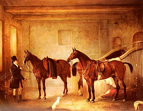 Peinture à l'huile John Ferneley reproduction tableau équestre