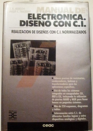 Portada de Manual de electronica, diseÑo con circuitos integrados