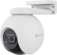 Vista 1 de Cámara de seguridad EZVIZ al aire libre, cámara WiFi panorámica, de inclinación y zoom de 1080P, zoom mixto 8× y cámara de seguridad con detección