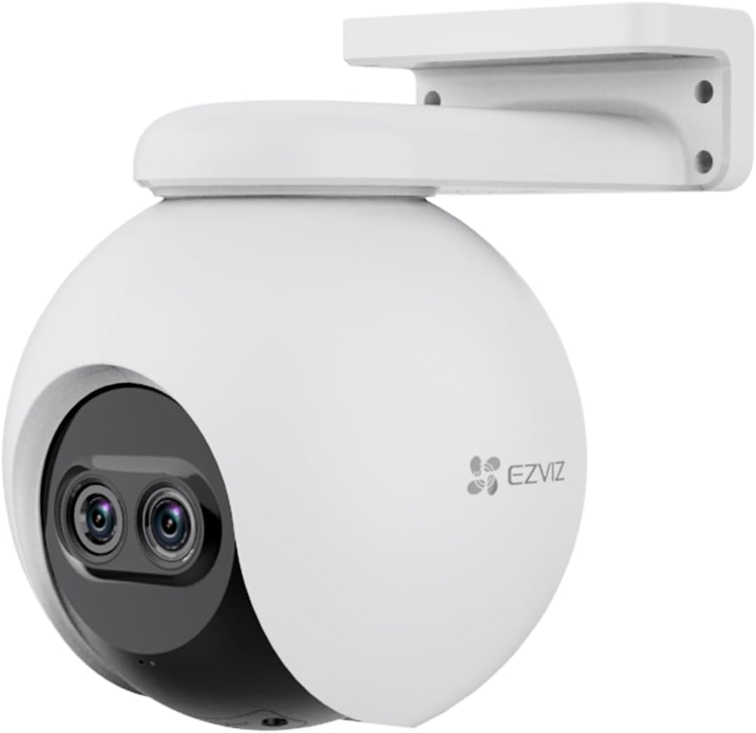EZVIZ Security Camera Outdoor, 1080P Pan/Tilt/Zoom WiFi Camera, 8× Mixed Zoom and AI-Powered Person Detection Security Cam, IP65 Waterproof, Support MicroSD Card up to 512GB | C8PF