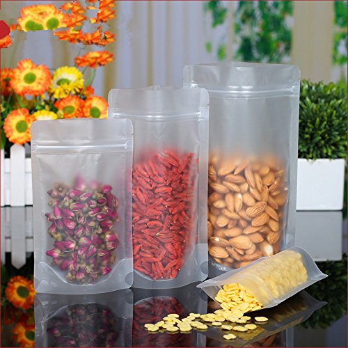 Bolsas de plástico esmerilado de 16x24 cm ideales para organizar desayunos y snacks 7