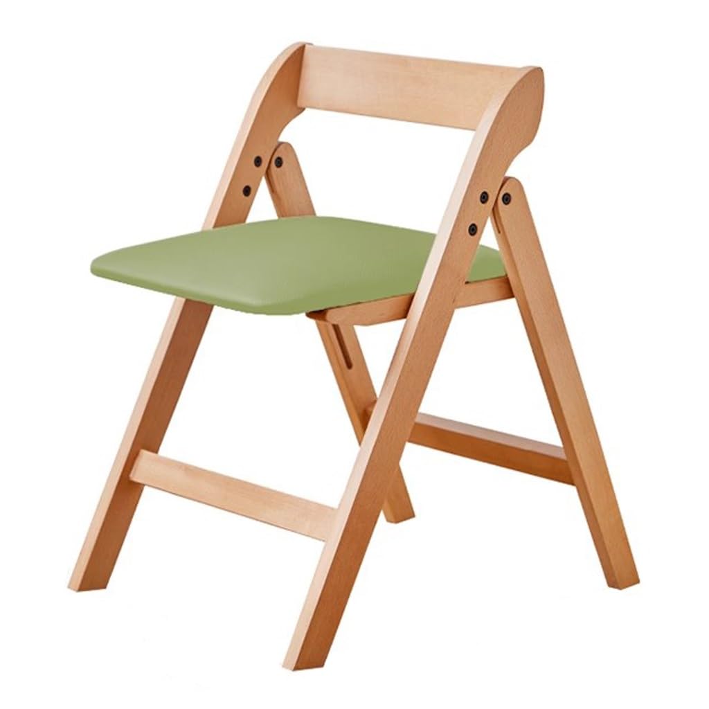 Chaise pliante en bois rembourrée sans assemblage pour résoudre le manque de place