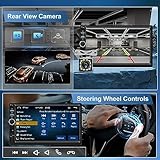Rimoody 7 Inch Double Din Carplay Car Stereo Android Auto, 2 Din HD Touchscreen Car Radio with Car Play Android Auto Mirror Link, Backup Camera, Bluetooth, FM, EQ SWC/USB/TF/AUX Remote Control - Image 6