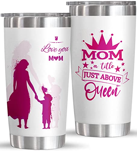 Mothers Day Gifts For Mom, New Mom, Mother In Law, Stepmom - Best Mom Gift Idea For Christmas Valentines Day, Birthday Gifts For Mom, Gifts For Mom From Daughter, Son - 20Oz Coffee Tumbler For Mom #TOP1