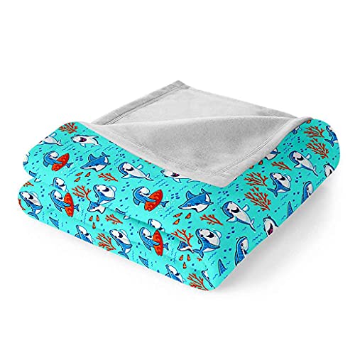 Couverture Requin en Microfibre Premium Douceur Durable - 7