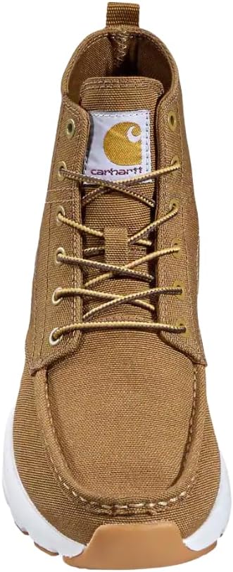 Carhartt Haslett Canvas Men's Chukka Boots - Moc Toe Work Boots for Men with Lightweight LWD Midsole, Arch Support Footbed and FastDry Lining - Image 4