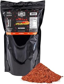 Lane's Spellbound Hot Sweet and Spicy Pork Rub Seasoning, All-Natural Butt Rub Seasoning, Rib Rubs for Smoking and Grilling, Made in USA, 2 Lbs