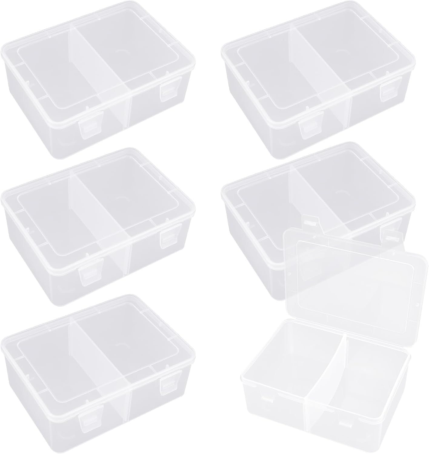 Amazon.com: LDHHYH 6 Pack 300 Count Plastic Trading Card Storage Box ...