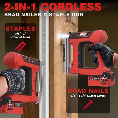 GoYwato 21V 2-in-1 Nail Gun
