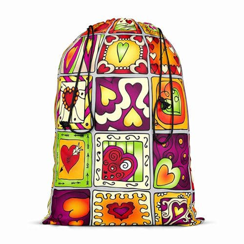 Image of ArtzFolio Doodle Drawing | Reusable Sack Bag | Bag for Gym, Storage, Vegetable & Travel