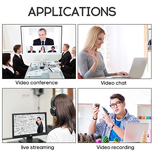 DECDEAL 720 P Placa de Vídeo Webcam Alta Definição Completa Web Cam Vermelhoução de Ruído Microfone