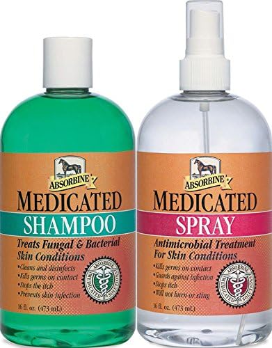 W F Young Absorbine Medicated Shampoo & Spray Twin Pack