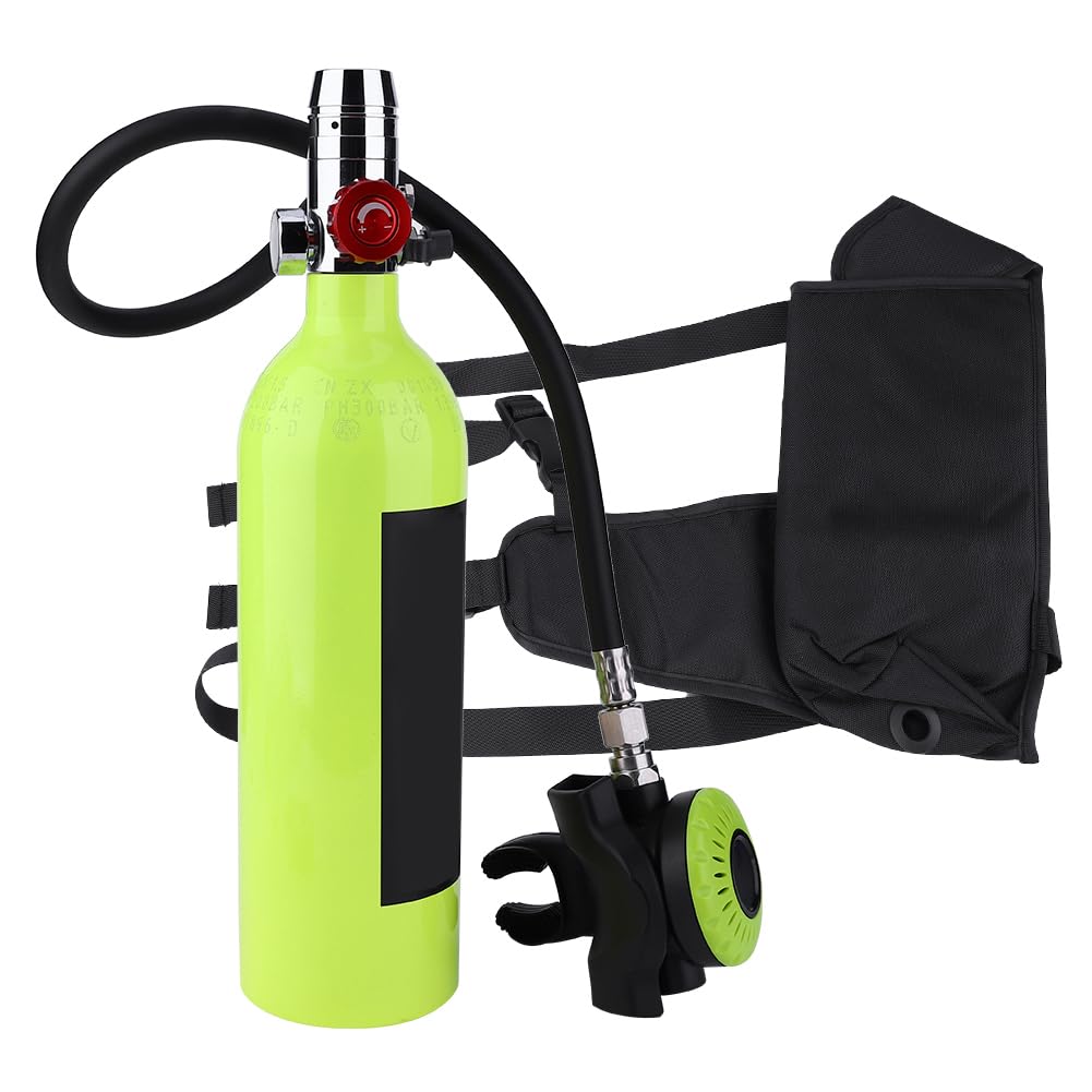 Rebreather per Immersione S400 con Bombola di Ossigeno da 1 Litro per Aria di Riserva Subacquea
