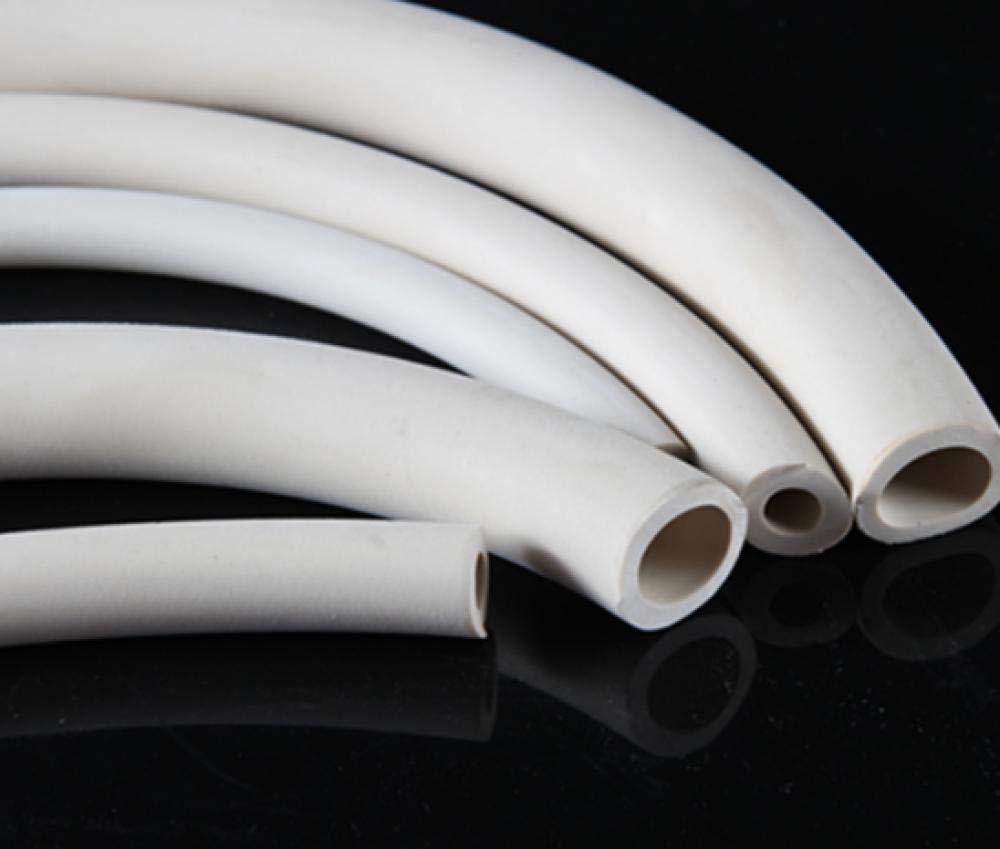 Tubo de goma, tubo de vacío de succión de esmalte, tubo de goma blanco para experimentos, 2/3/4/5/6/8 / 1619mm-50 * 80 mm * 2 m