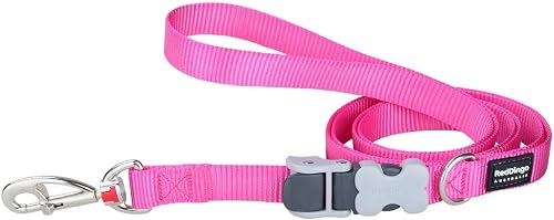 Red Dingo Classic Dog Superlead, Small, Hot Pink