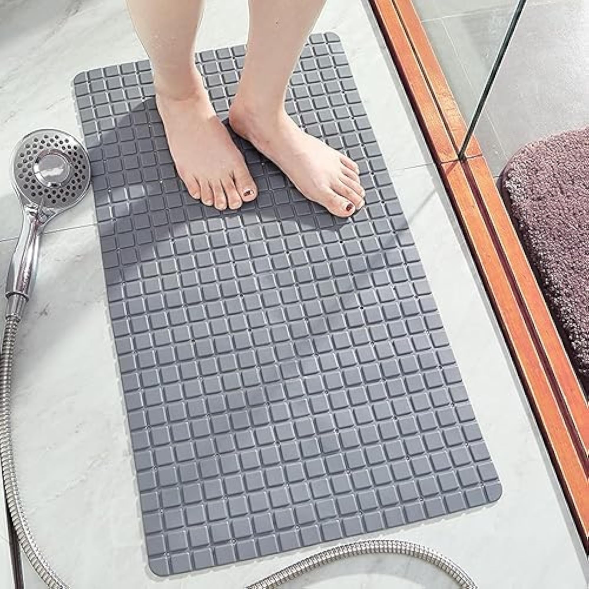 Non-Slip Shower Bath Mat with Suction Cup