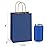 BagDream Small Gift Bags with Handles 50Pcs 5.25x3x8 Inches Kraft Paper Bags Bulk for Party Favor, Retail, Merchandise, Wedding, Gifts, Recyclable Navy Blue Paper Sacks