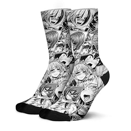 WXMDZS Cotton Dress Socks Ahegan Funky Lightweight Athletic Crew Socks