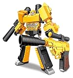 ZWEI Möglichkeiten, zu spielen: Two-in-One-Design.Es kann manuell in zwei Modi umgerechnet werden: Pistole und Roboter, einfache Bedienung, können Kinder logisches Denken Fähigkeit ausüben