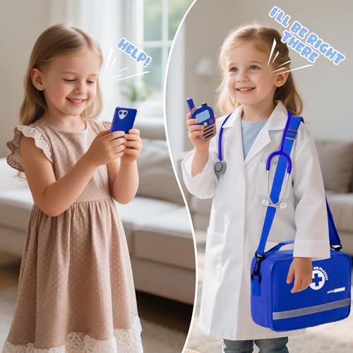 Image of EFO SHM Doctor Kit for Kids Ages 3+, 35 Pcs Pretend Play Toys