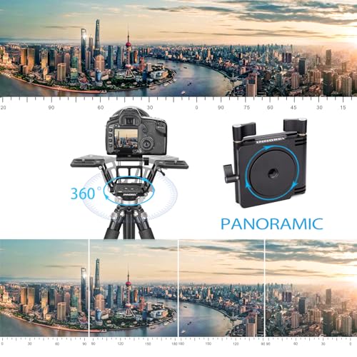 Image of INNOREL ZH7 Z Flex Tilt Tripod Head Aluminum Alloy Flexible Multiple Angles Panoramic Folding Z Type Head with Adjustment Knob for DSLR Camera Camcorder Slider Rail Load 11.0lb /5kg