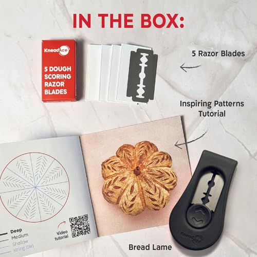 KneadAce Sourdough Starter Kit – 24oz Starter Jar, 2 Cotton Rope Banneton Proofing Baskets, Magnetic Bread Lame for Scoring – Gift for Bakers & Complete Sourdough Bread Baking Set by KNEADACE - Image 8