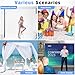 TOCRETOARE Pipe and Drape Backdrop Stand 10ft x 10ft, Adjustable Backdrop Stand Heavy Duty, Background Stand, Backdrop Stand for Parties, Photography, Birthday Decoration, Wedding