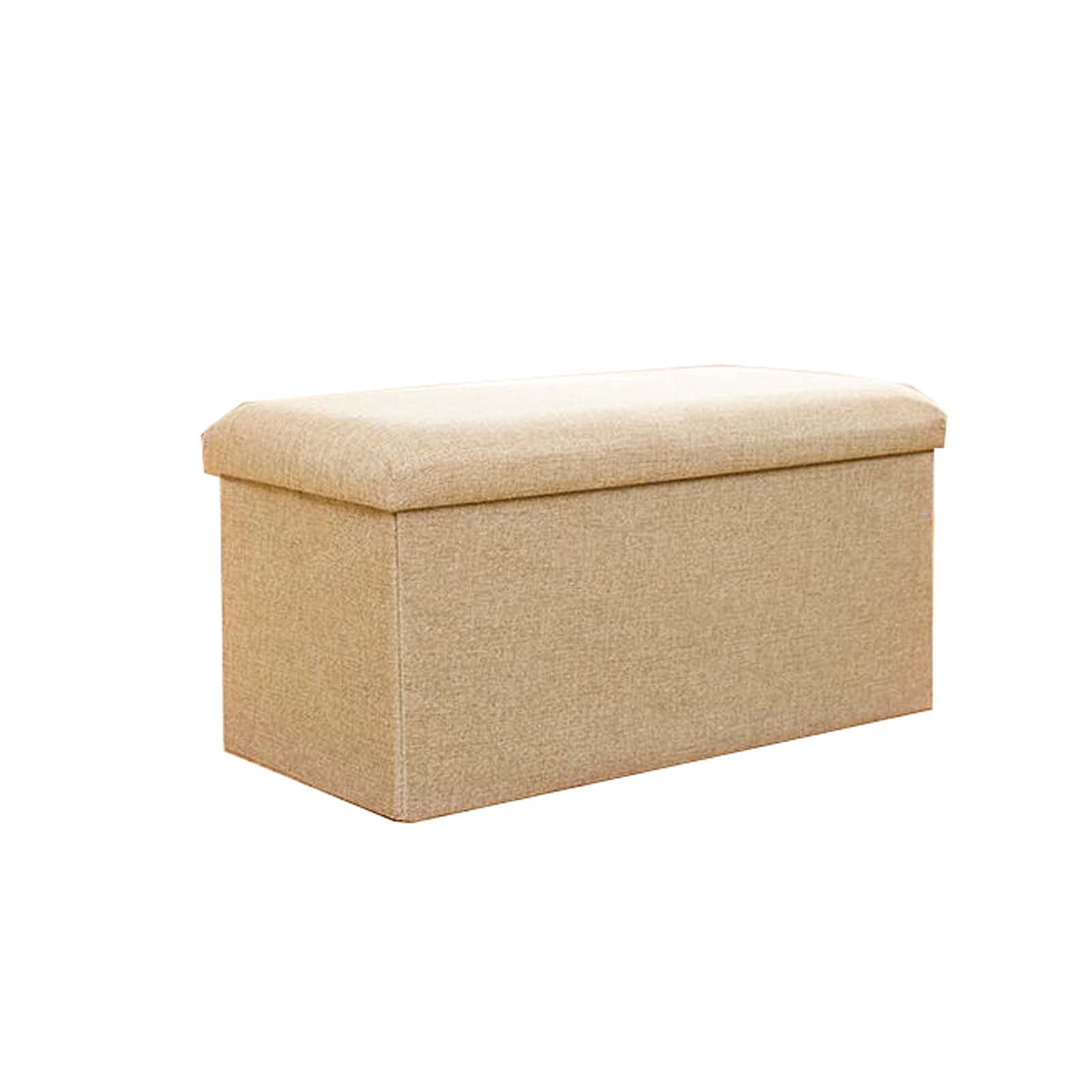 Ottomane de rangement pliable avec assise rembourrée 150 kg