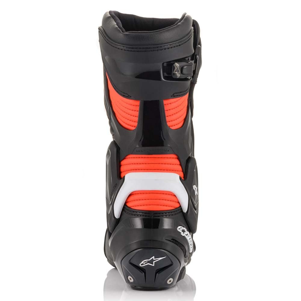 Alpinestars SMX Plus V2-Stivali Nero/Rosso Giallo Fluo, Abbigliamento per Motocicletta Unisex-Adulto