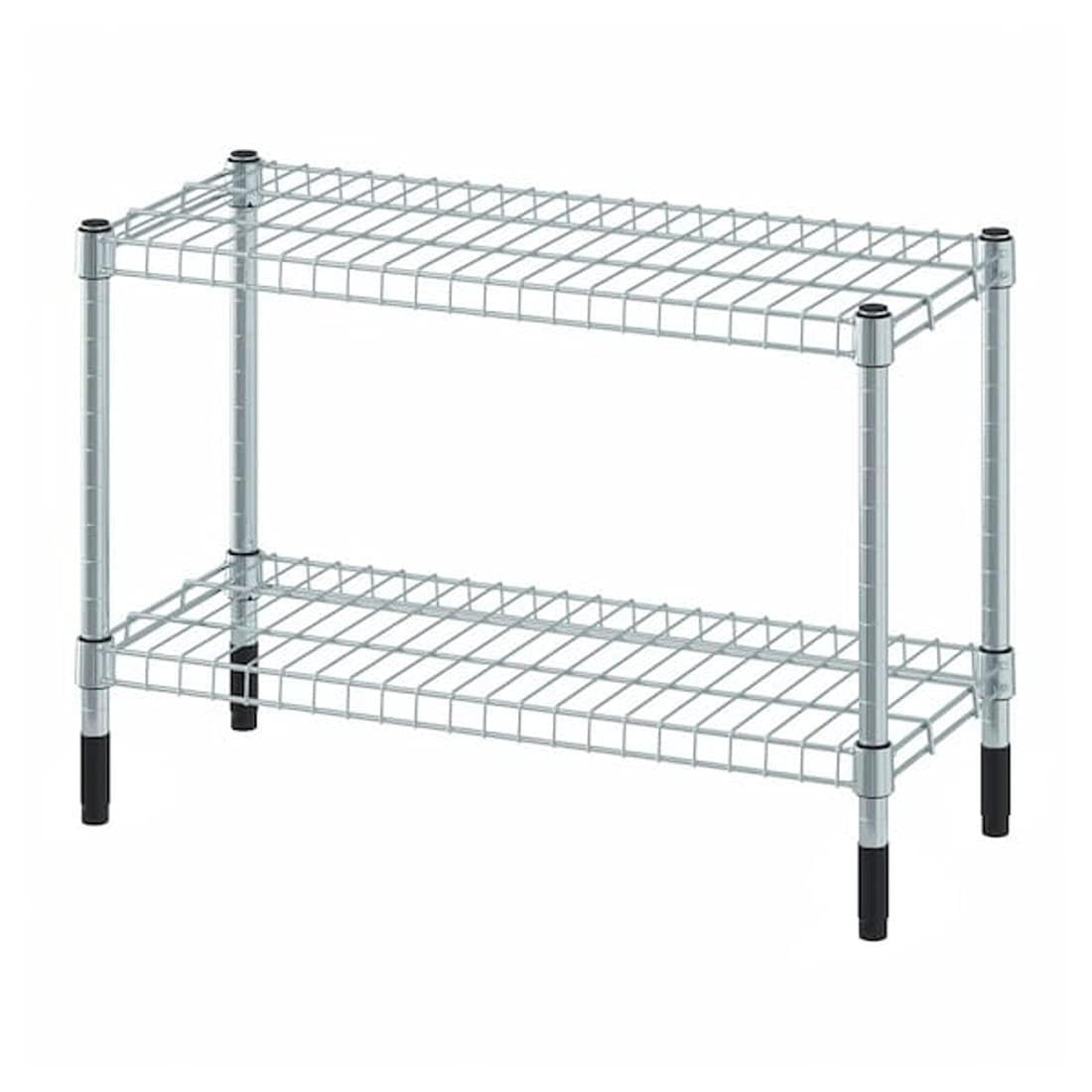 IKEA OMAR Shelving Unit, galvanised, 60x25x40 cm (23 5/8x9 7/8x15 3/4 ")-picture-13
