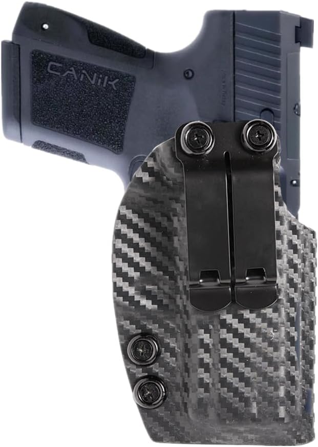 Kydex IWB Holster for Glock G19 G43X Taurus G2C G3C Canik TP9 Elite SC Inside Waistband Concealed Carry Monoblock Metal Belt Clip