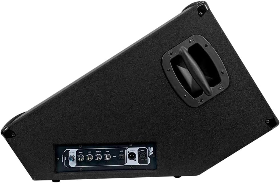 Seismic Audio - SA-15MT-PW-Pair - Pair of Powered 2-Way 15" Floor / Stage Monitors Wedge Style with Titanium Horns - Image 6