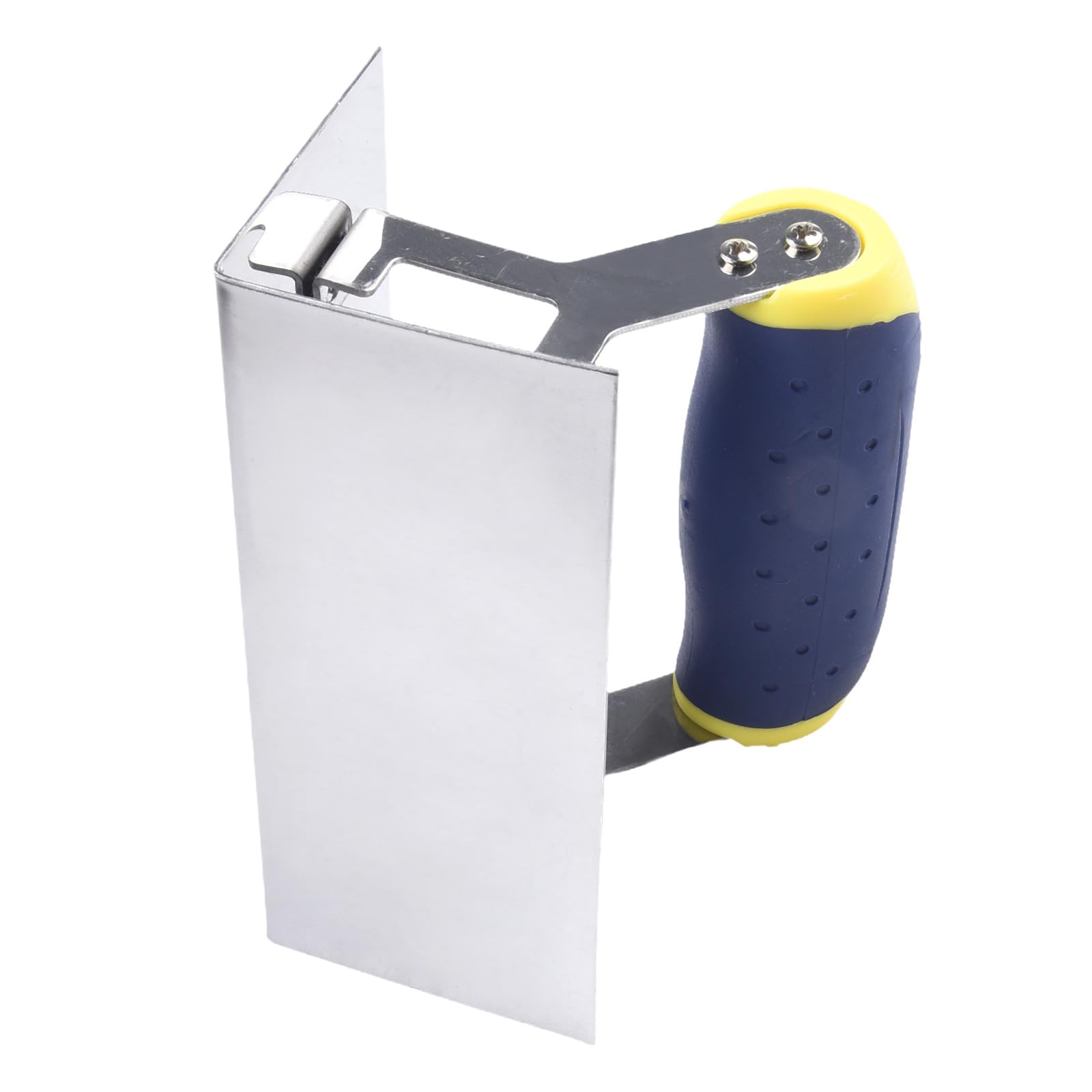 Ensemble d'outils pour béton en Acier Inoxydable pour Bordure à béton, Rainureuse pour ciment et béton, ensemble d'outils de rainurage pour la finition du plâtre et du ciment (Angle de virage)