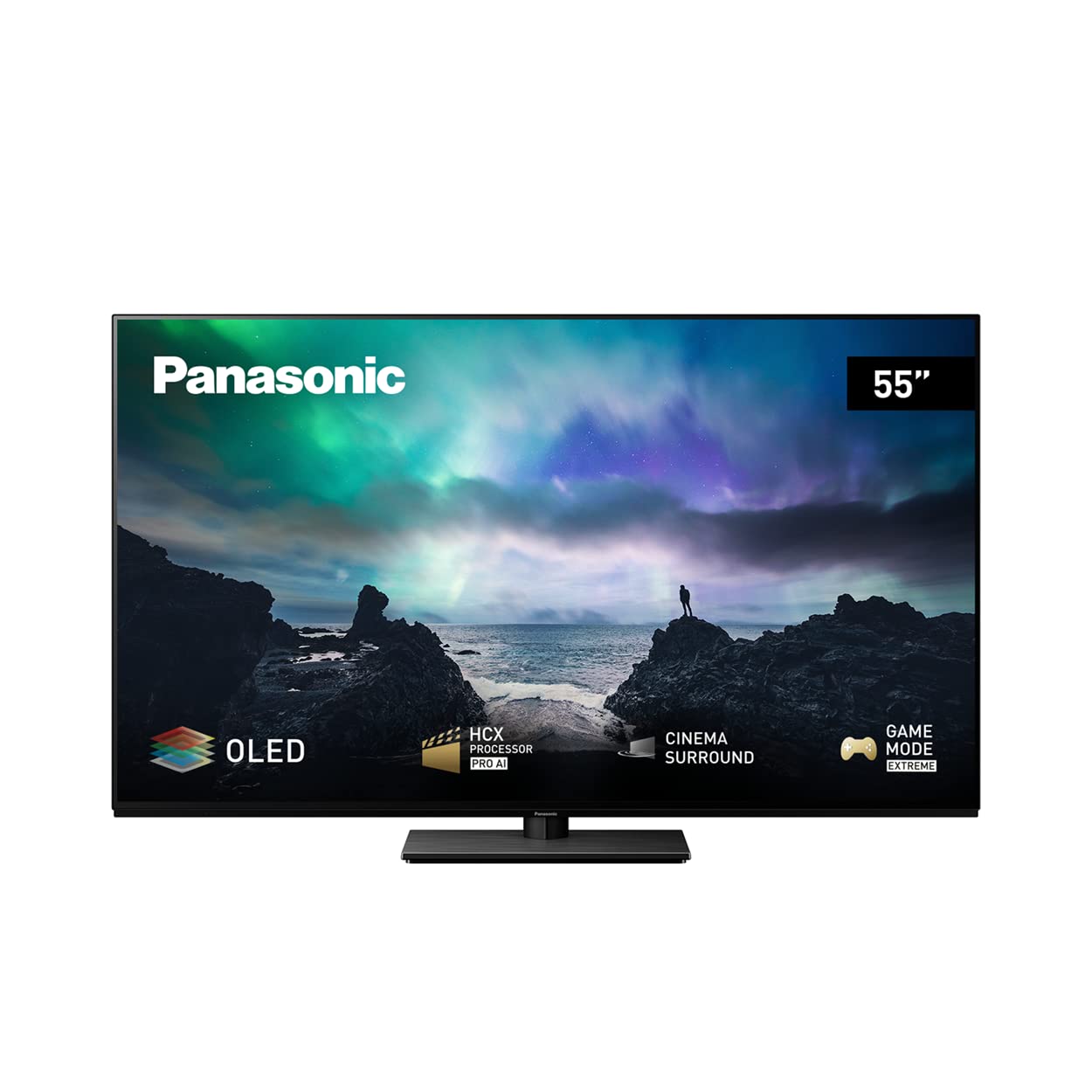 Panasonic 55 inch LZ800 OLED 4K UHD Smart TV (2022), HDR, Cinema Surround & Dolby Atmos, HCX Pro AI Processor, Game Mode Extreme, Netflix, Disney+, Freeview [Energy Class G]